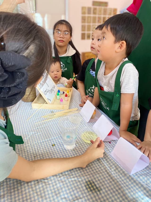 Hoạt động Montessori tại Trường Mầm Non Cỏ Ba Lá