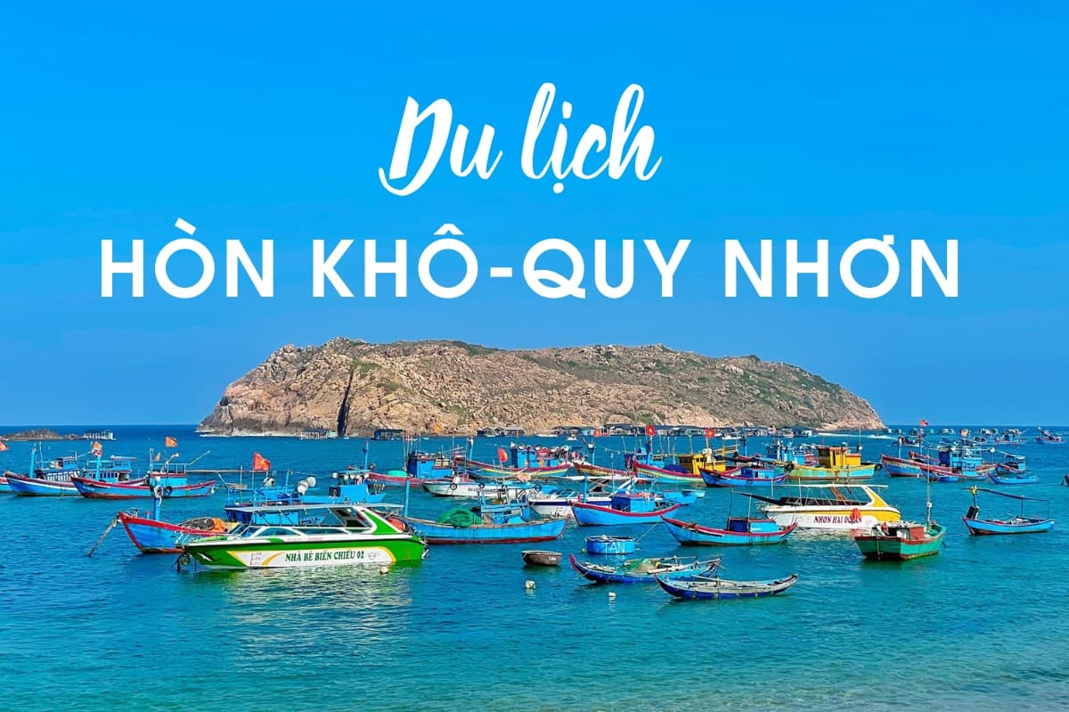 Bãi biển Kỳ Co Quy Nhơn với làn nước trong xanh màu ngọc bích