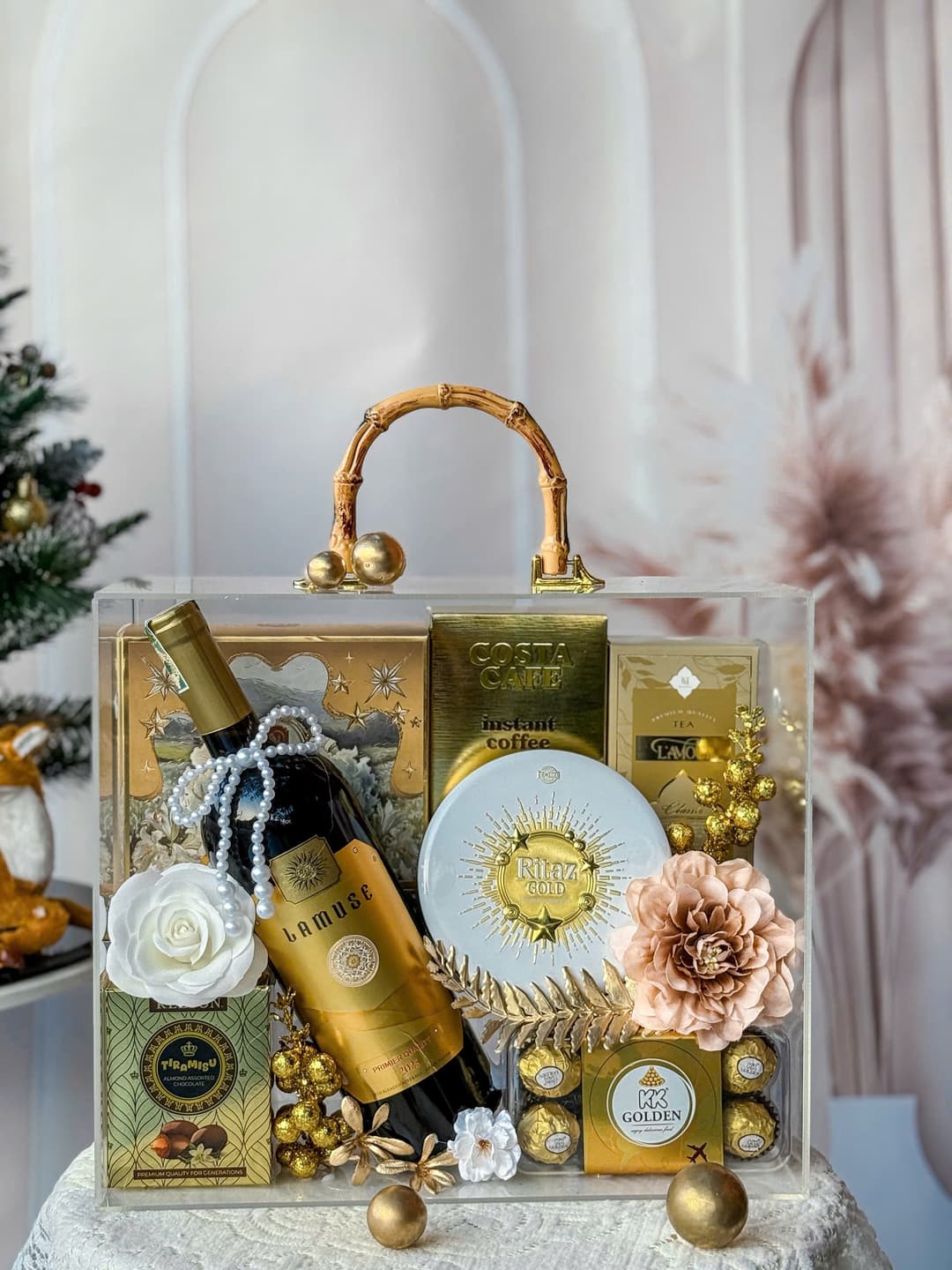 Mẫu giỏ quà Tết HD Gift — gói gia đình 560k – 700k