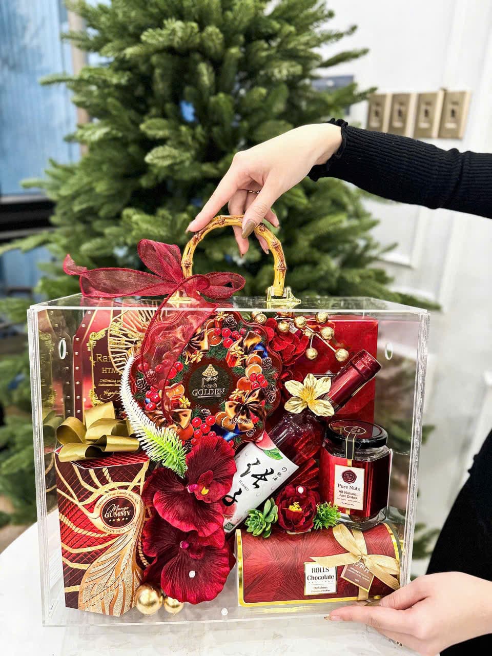 Mẫu giỏ quà cao cấp VIP HD Gift 710k