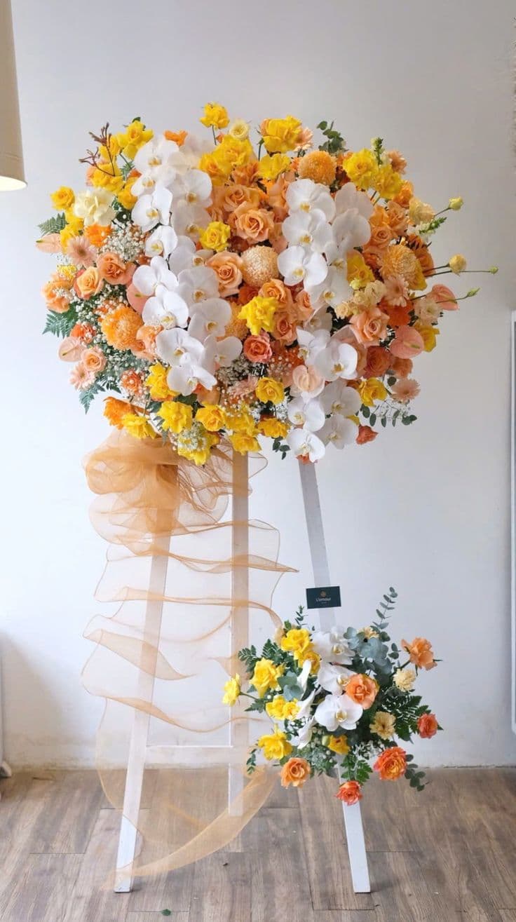 Giỏ hoa Cẩm Chướng Thanh Nhã