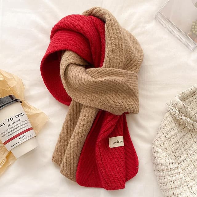 Khăn choàng len đôi