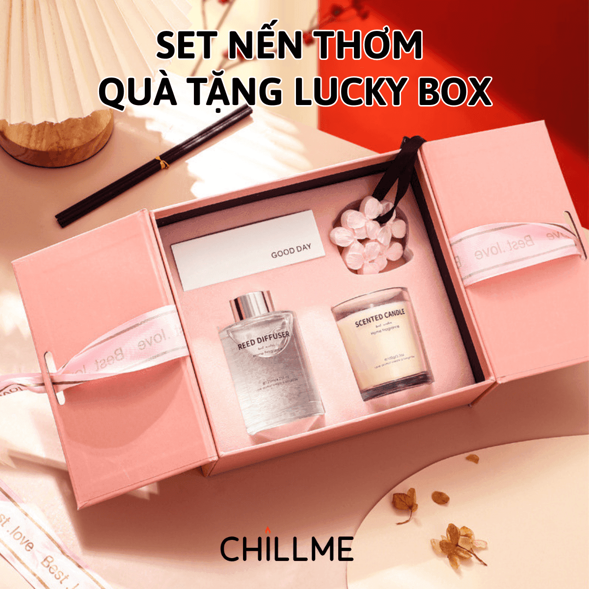 Nến thơm mùi quế trang trí Giáng sinh - HD Gift Quy Nhơn