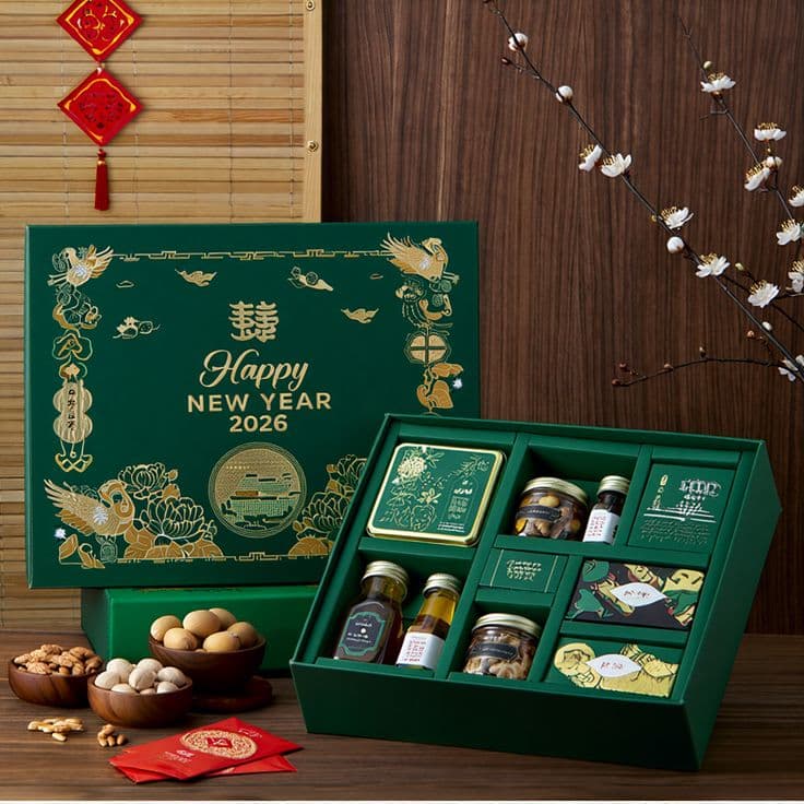 Mở hộp quà Tết HD Gift Quy Nhơn – yến chưng sẵn, đông trùng hạ thảo, rượu vang Chile