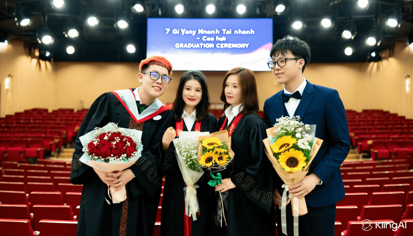 Bó hoa tốt nghiệp tươi đẹp được thiết kế bởi HD Flower tại Quy Nhơn