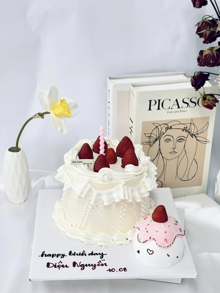 Bánh Kem 2 Tầng Trái Cây - Bánh sinh nhật tại HD Gift Quy Nhơn