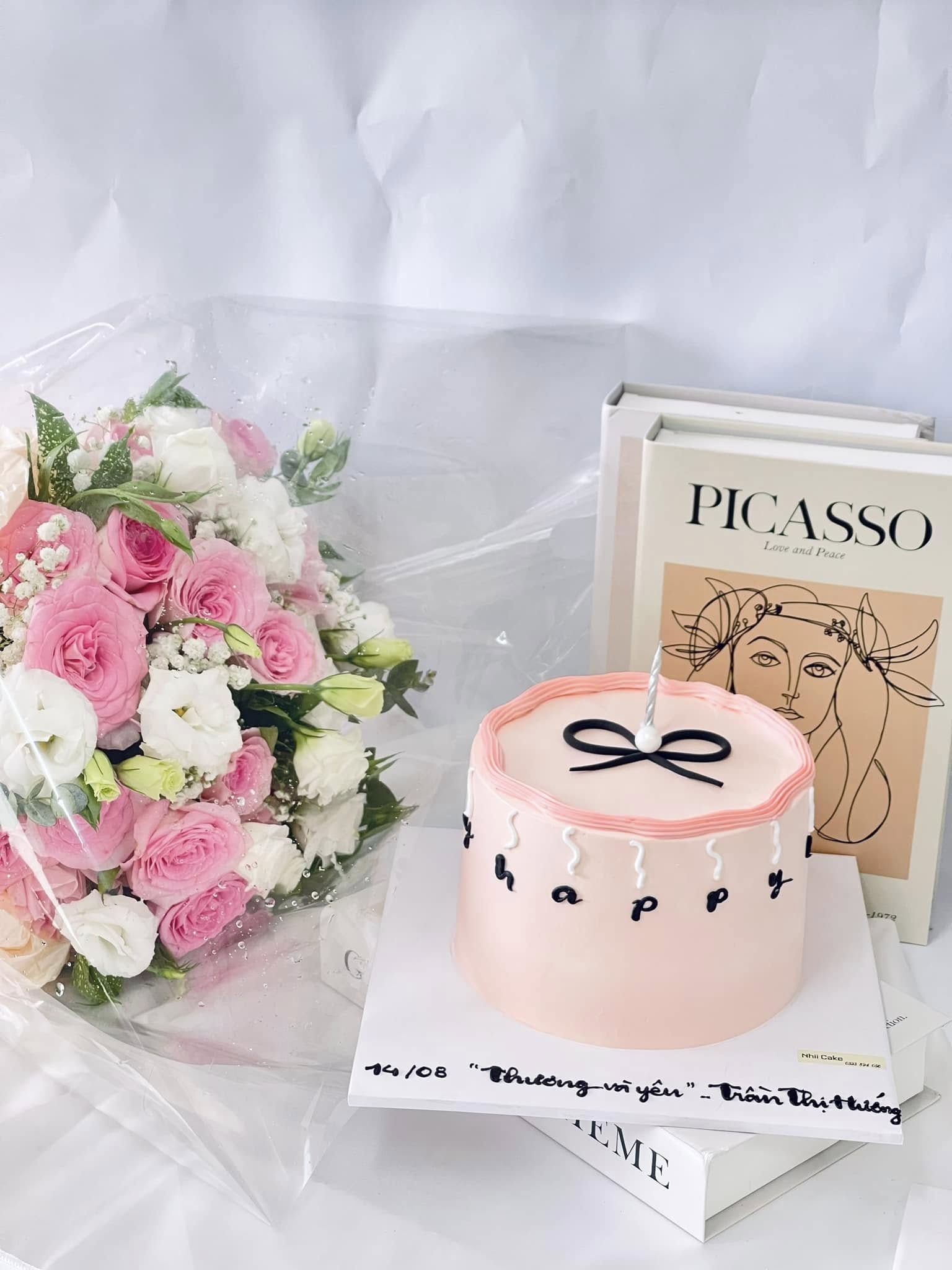 Bánh Matcha Phô Mai - Bánh sinh nhật tại HD Gift Quy Nhơn
